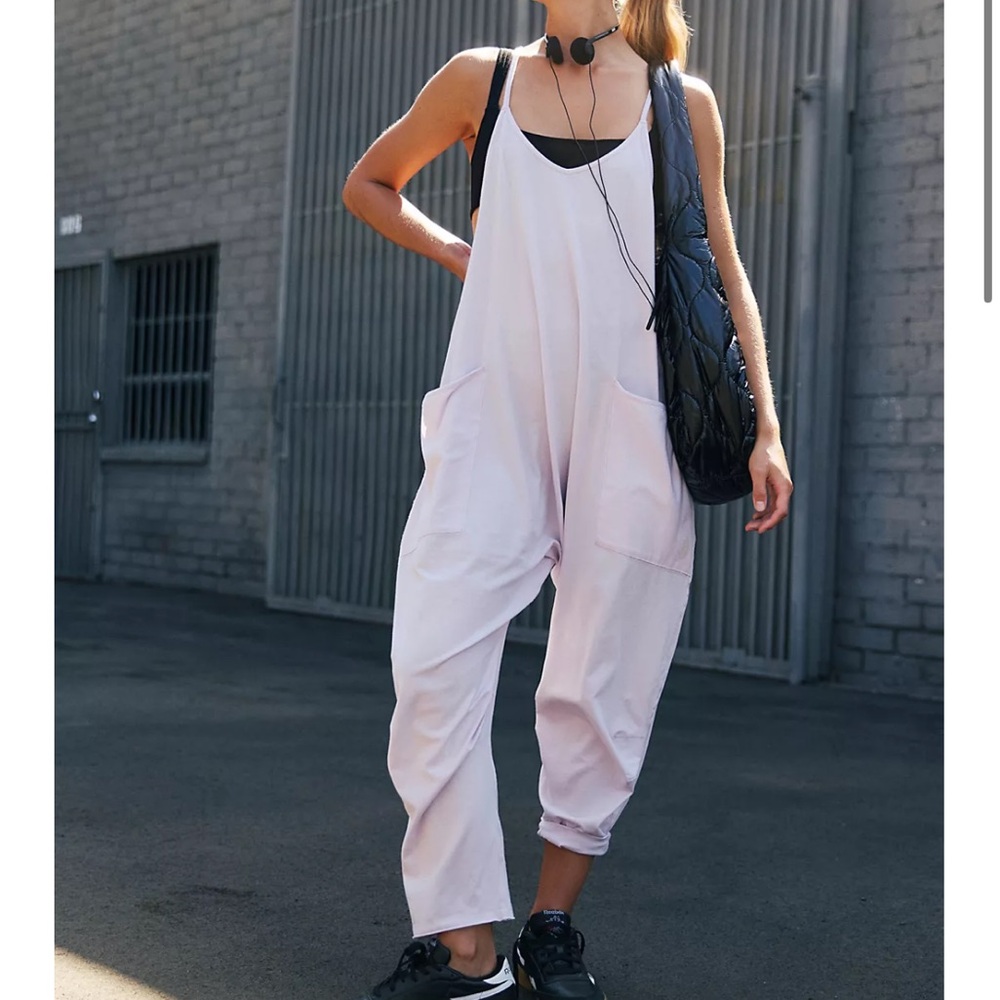 FP Movement by Free People Light Pink Jumpsuit